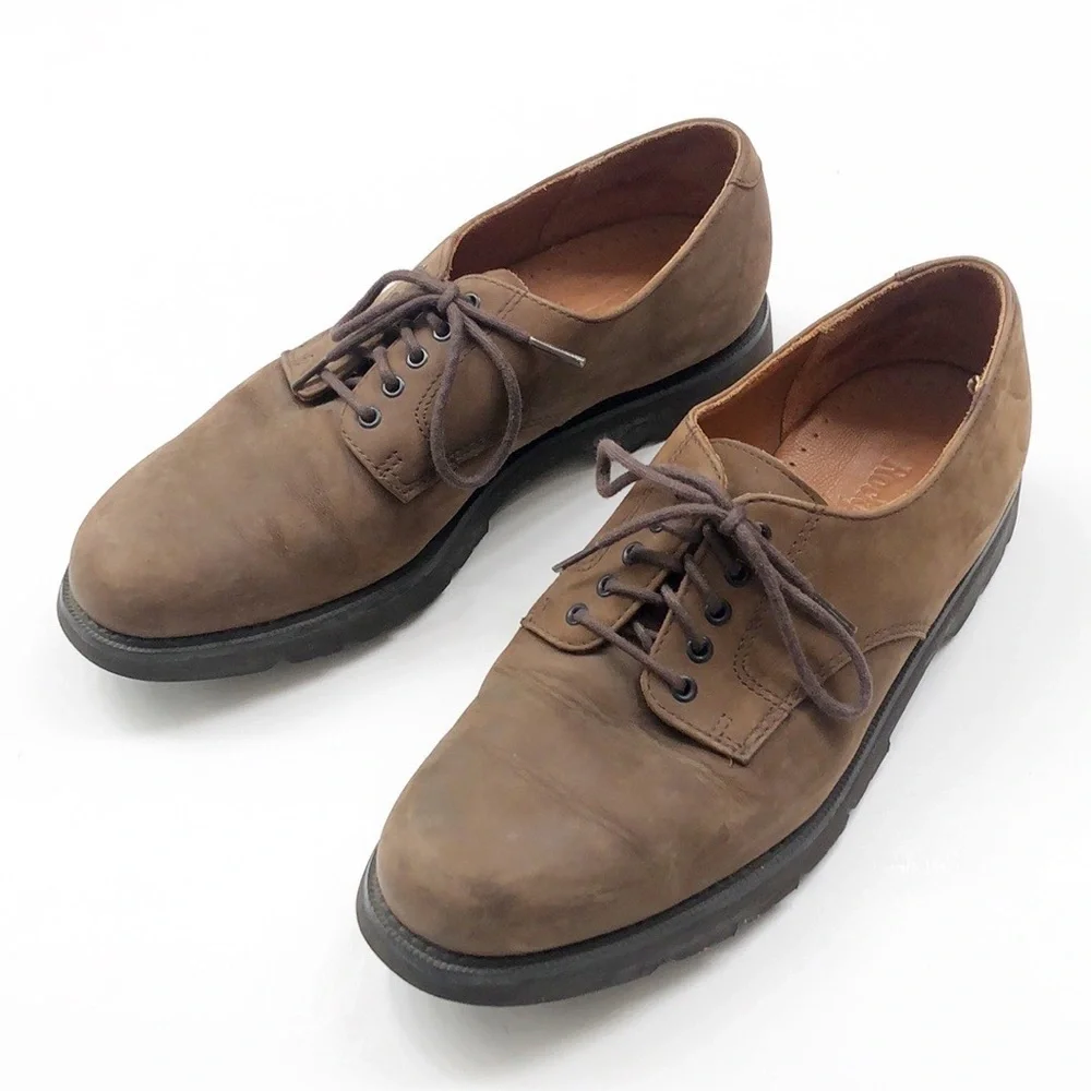 Rockport Waterproof Brown Nubuck Oxfords Men's 10M #M5649